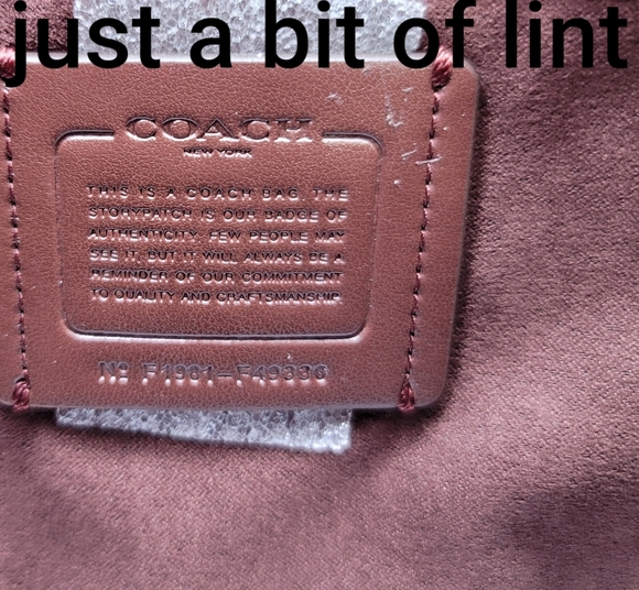 New COACH SIGNATURE LEATHER SHOULDER Bag Purse Handbag - Picture 5 of 10